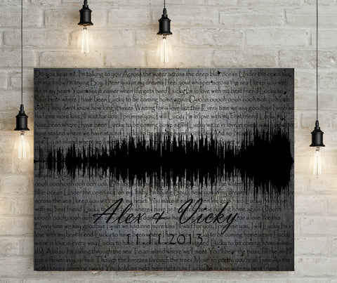 6th/Iron Anniversary Gift Custom Soundwave