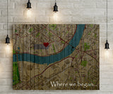 Tenth 10th Where we began anniversary gift genuine winslets